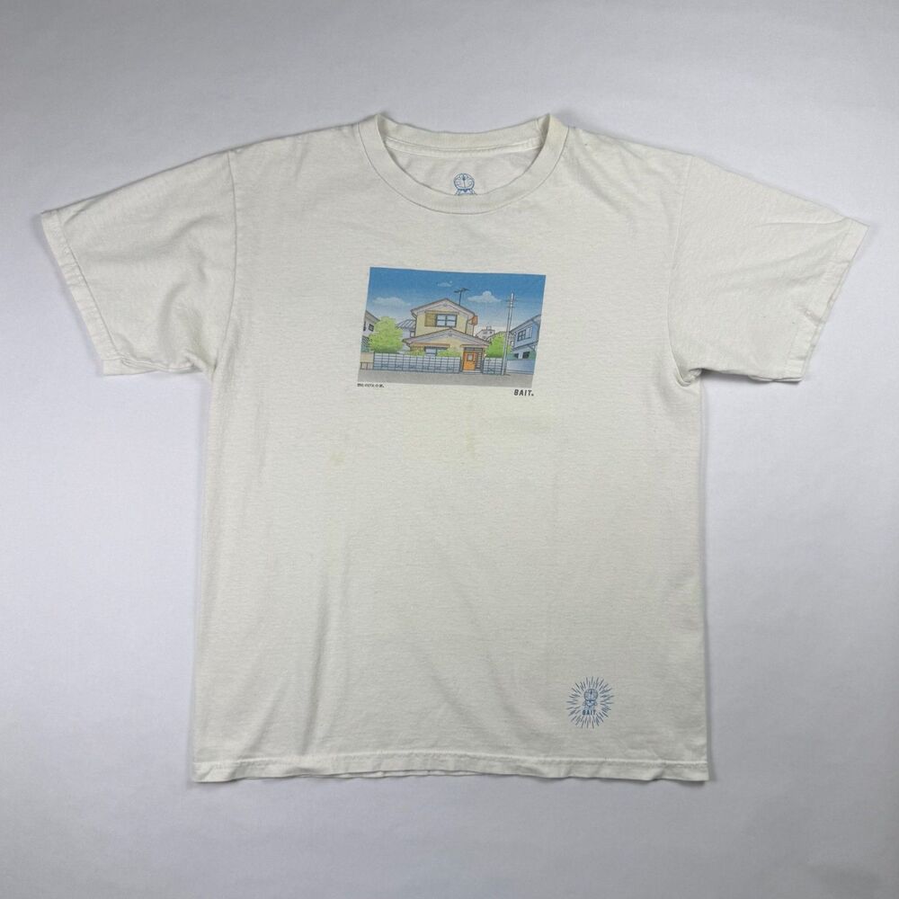 BAIT x Doraemon Capsule Collection T-Shirt White Nobita House Medium